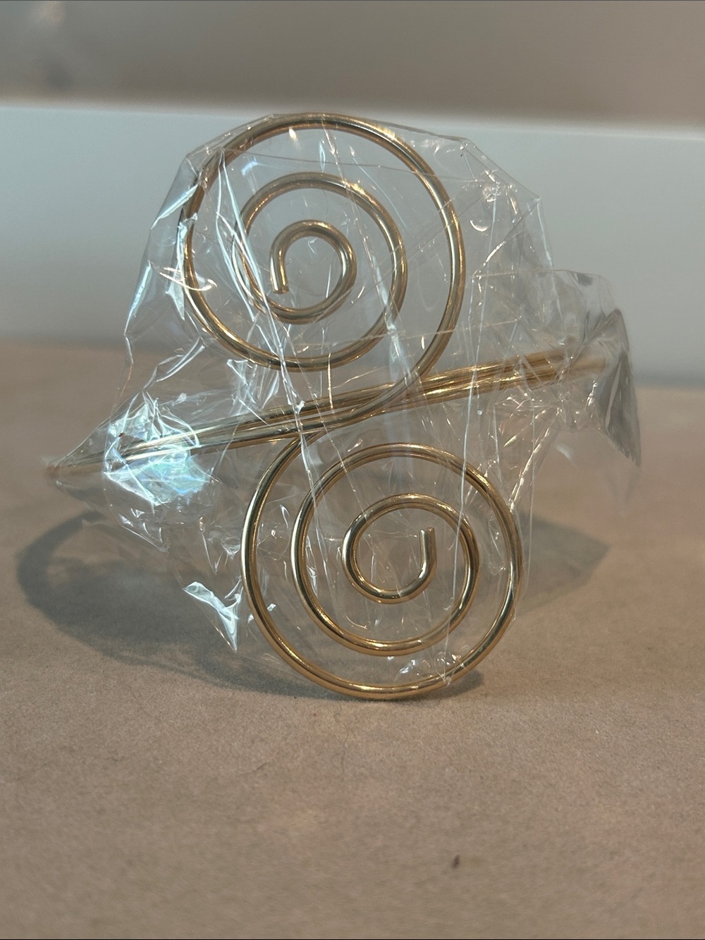 Gold Tone Metal Bracelets Set - 4 Piece - Picture 2 of 5